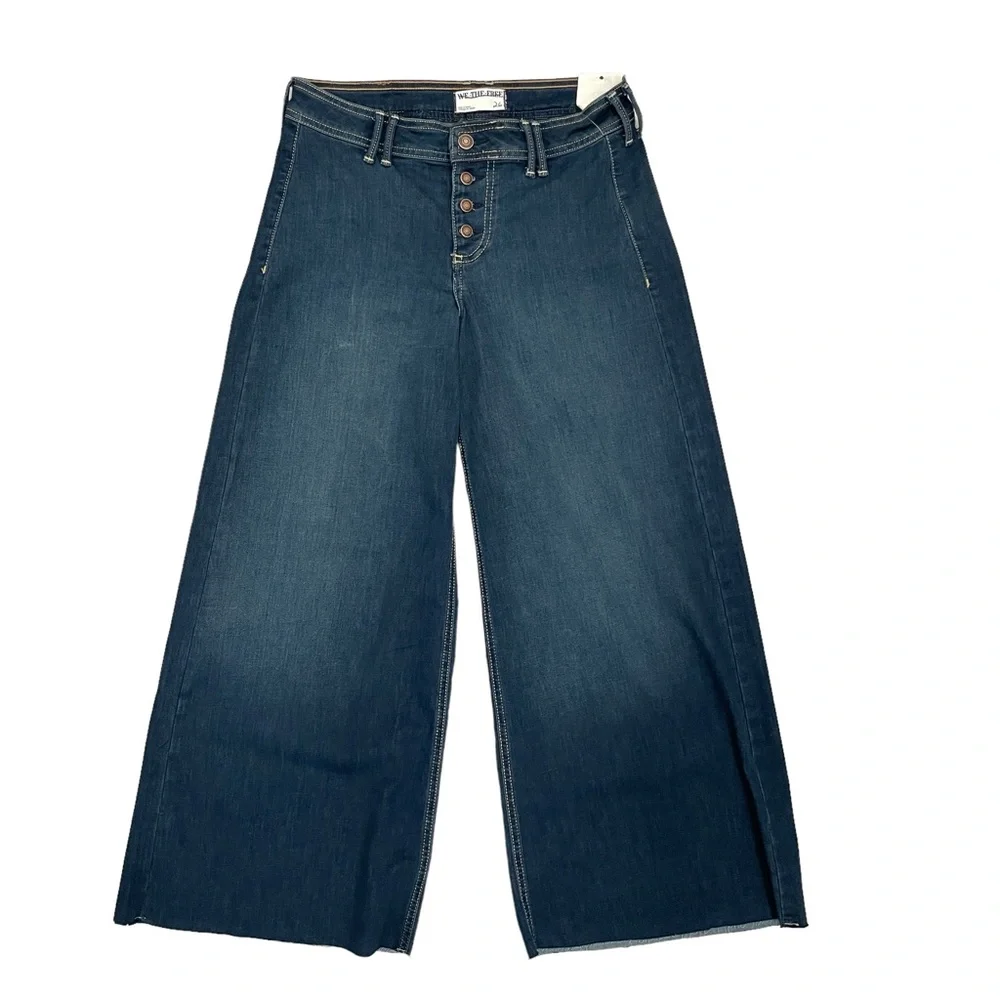NWT We The Free Crvy Counter Culture Wide Leg Jeans - Picture 3 of 12